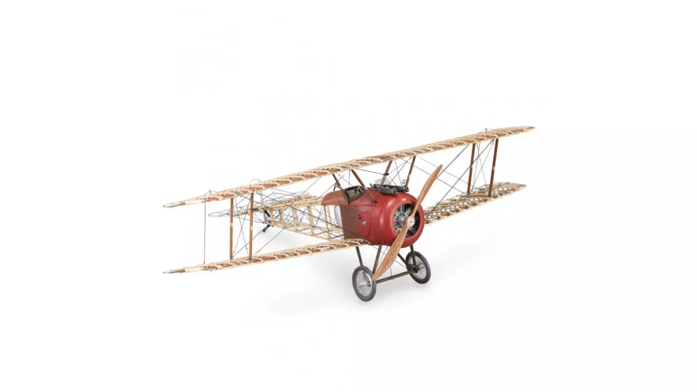 Artesan A Latina Maquette En Bois Et M Tal Avion Sopwith Camel