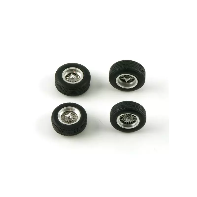  LE MANS miniatures Set of 4 spoked wheels TR61 typ