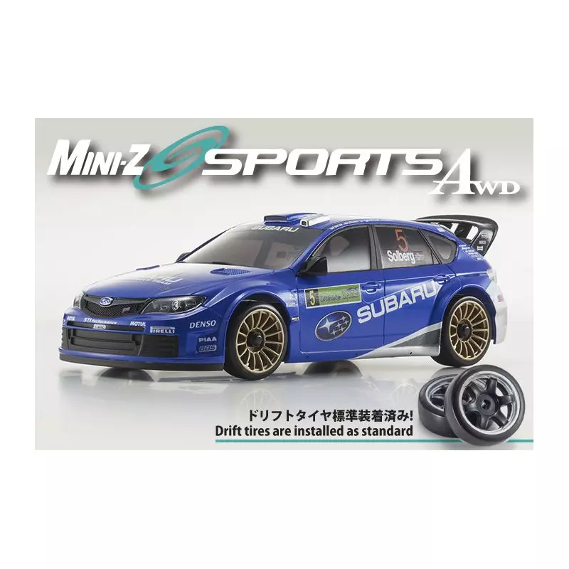 Kyosho Mini-Z MA020 MA020 Sports 4WD Subaru Impreza WRC 2008 (KT19)