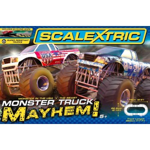 monster truck slot car set