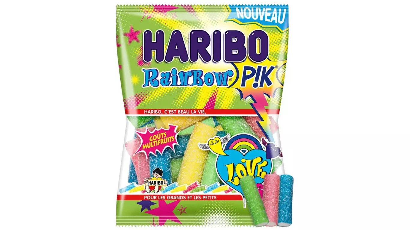 Rainbow Pik Haribo 120gr x 30
