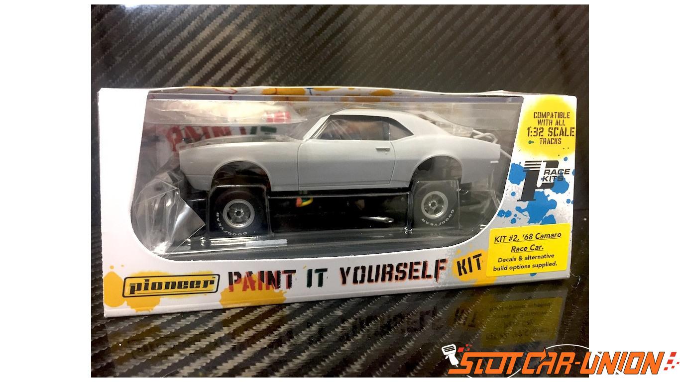 Pioneer 1968 Mustang Race Car Paint It Yourself PIY Kit 1/32 Slot