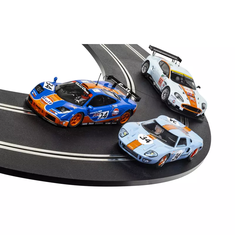 Scalextric C4109A ROFGO Collection Gulf Triple Pack - Slot Car-Union