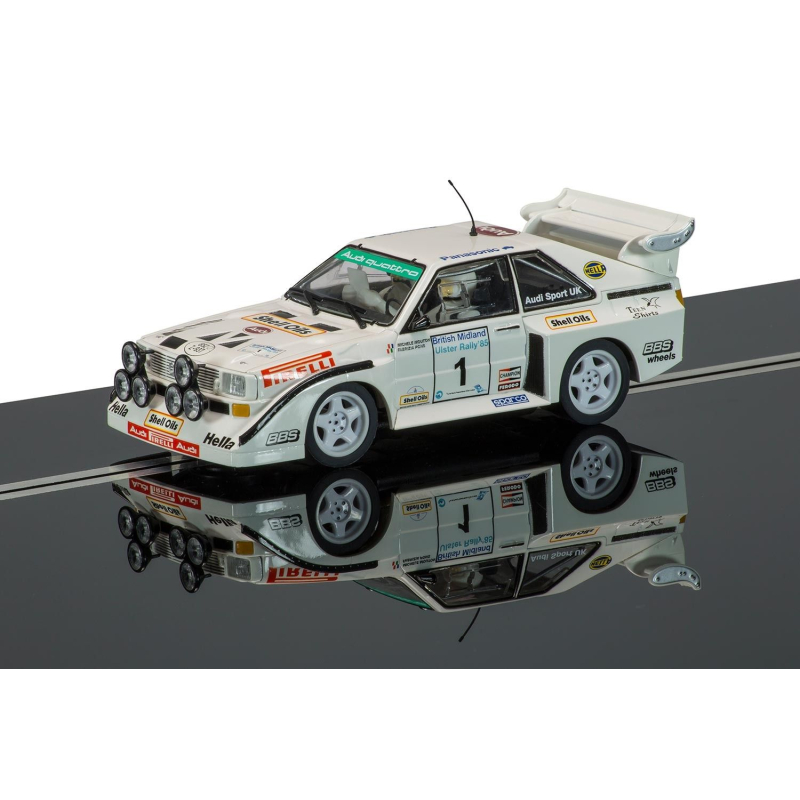 Scalextric C3487 Audi Sport Quattro S1, Ulster Rally 1985 - Slot Car-Union