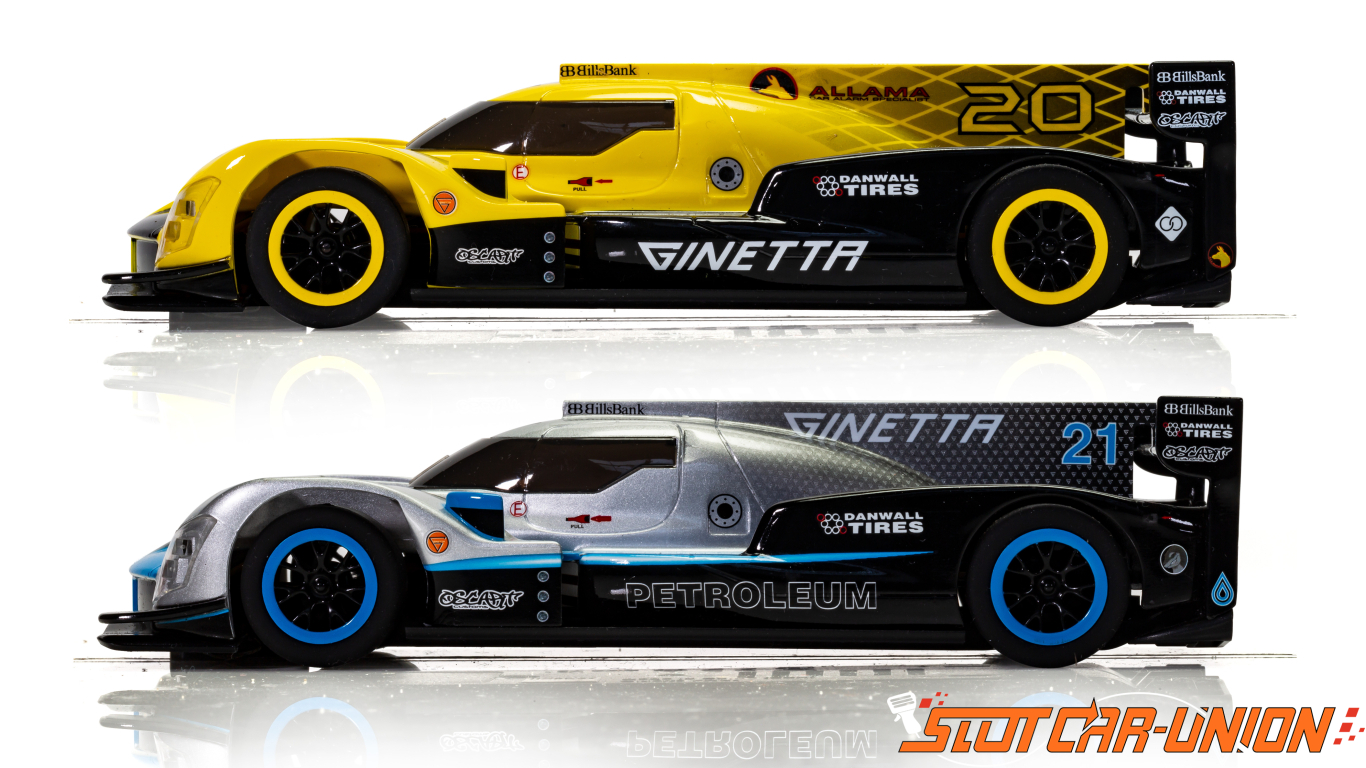 scalextric c1412m ginetta racers