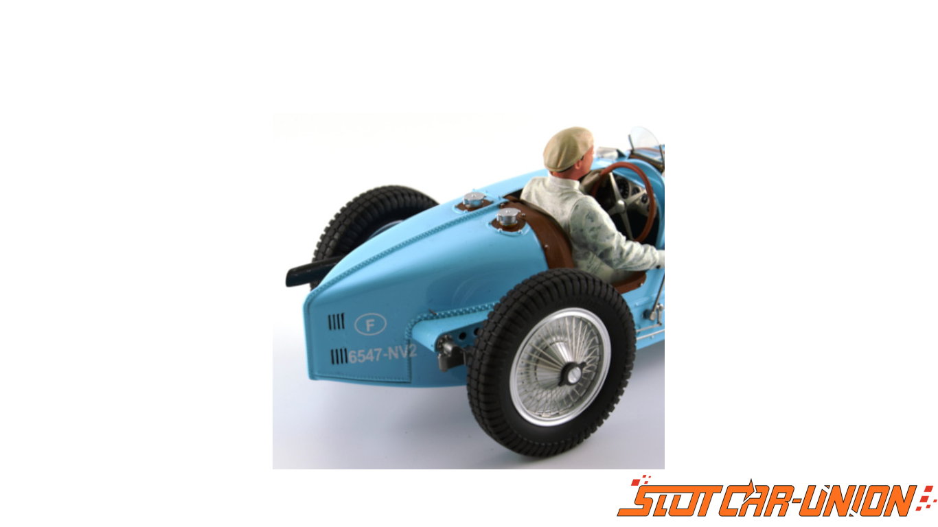 LE MANS miniatures Bugatti type 59 chassis n.59124 light blue
