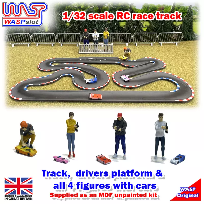 WASP RC Track On road with figures