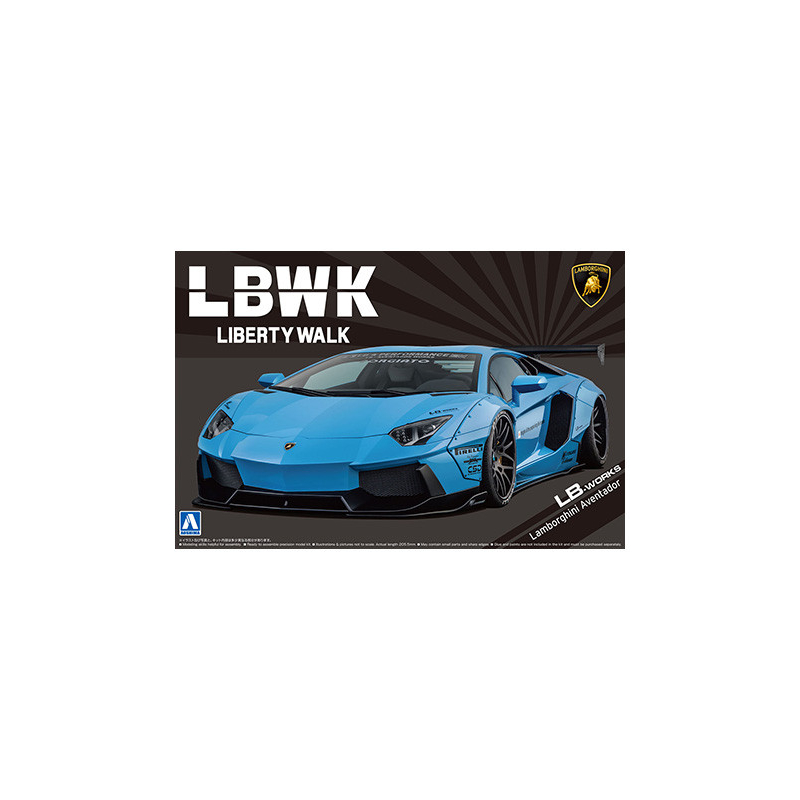 AOSHIMA 059890 Kit 1/24 LB-WORKS Lamborghini Aventador  - Slot  Car-Union