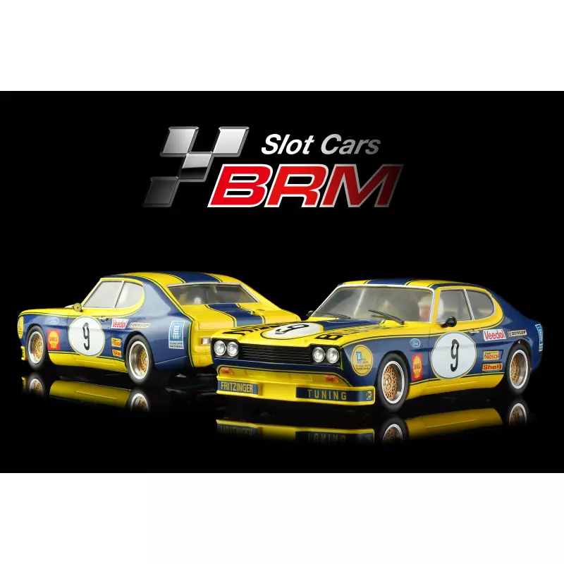 BRM FORD CAPRI RS2600 - Team Europa Mobel - Bilstein n.9 - 6h Nurburgring  1973 - Slot Car-Union