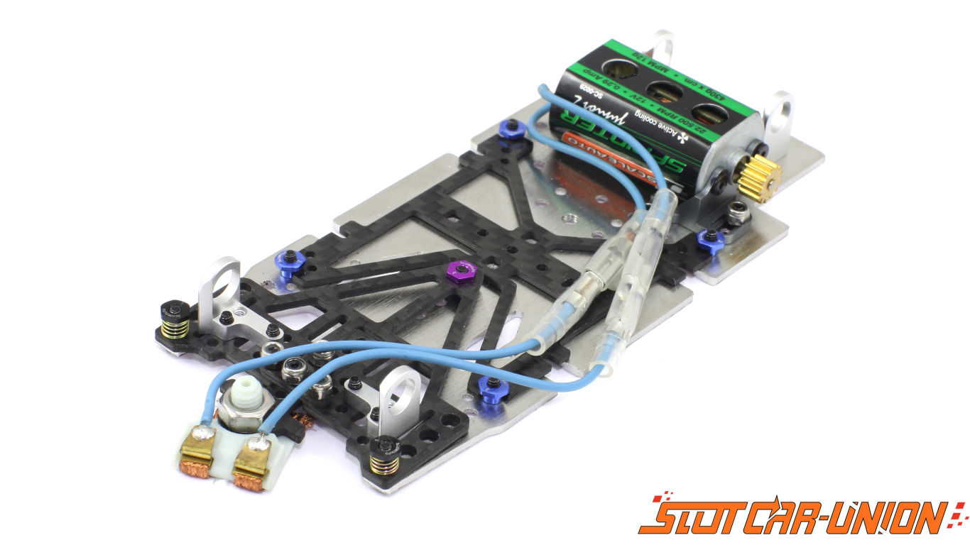 Scaleauto SC-7044RC2 LMS GT3 White Body Racing Kit with SC-8003 GT3 Chassis  in kit form + Lexan + Sponge - Slot Car-Union