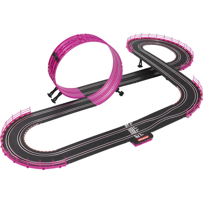 Carrera GO 62579 Pink Action Racing Set Slot Car Union